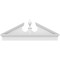 Ekena Millwork Acorn Architectural Grade PVC Combination Pediment, 52"W x 19-7/8"H x 2-3/4"P (Pitch 6/12) PEDPC052X200ACR00 - alternate 3